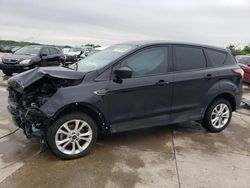 Salvage cars for sale at Grand Prairie, TX auction: 2018 Ford Escape S