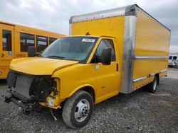 Salvage trucks for sale at Leroy, NY auction: 2022 GMC Savana Cutaway G3500