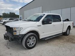Salvage cars for sale from Copart Apopka, FL: 2015 Ford F150 Supercrew