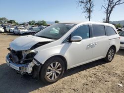 Salvage cars for sale at San Martin, CA auction: 2017 Honda Odyssey EX