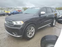 Salvage cars for sale from Copart Louisville, KY: 2014 Dodge Durango Citadel