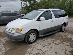 Toyota Sienna le salvage cars for sale: 2002 Toyota Sienna LE