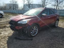 Salvage cars for sale at Central Square, NY auction: 2016 Ford Escape SE