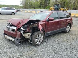 Salvage cars for sale at Concord, NC auction: 2011 Subaru Outback 2.5I Limited