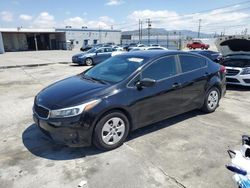 Salvage cars for sale from Copart Sun Valley, CA: 2017 KIA Forte LX