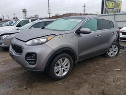 Salvage cars for sale from Copart Chicago Heights, IL: 2017 KIA Sportage LX