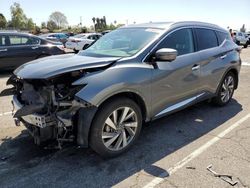 Salvage cars for sale at Van Nuys, CA auction: 2020 Nissan Murano SL
