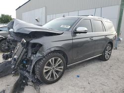Salvage cars for sale from Copart Apopka, FL: 2020 Ford Expedition Platinum