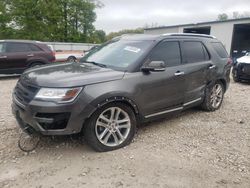 Salvage cars for sale from Copart Rogersville, MO: 2017 Ford Explorer Limited