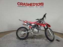 Salvage motorcycles for sale at Dallas, TX auction: 2017 Honda CRF125 FB