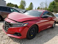 Honda Accord salvage cars for sale: 2022 Honda Accord Sport SE