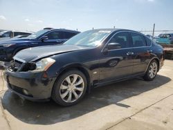 Salvage cars for sale at Grand Prairie, TX auction: 2007 Infiniti M35 Base