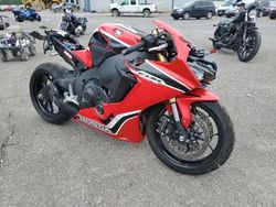 Salvage motorcycles for sale at Oklahoma City, OK auction: 2017 Honda CBR1000 RR