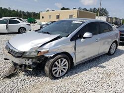 Salvage cars for sale at auction: 2012 Honda Civic EXL