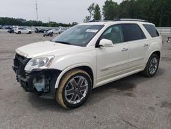 Salvage cars for sale from Copart Dunn, NC: 2011 GMC Acadia Denali