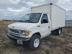 Salvage trucks for sale at Martinez, CA auction: 2002 Ford Econoline E350 Super Duty Cutaway Van