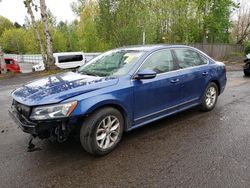 Vehiculos salvage en venta de Copart Portland, OR: 2016 Volkswagen Passat S