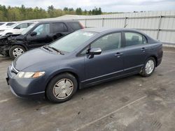 2007 Honda Civic Hybrid en venta en Candia, NH