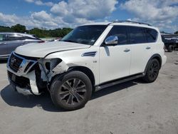 Salvage cars for sale at Lebanon, TN auction: 2017 Nissan Armada Platinum