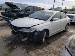 Salvage cars for sale from Copart Chicago Heights, IL: 2015 Chrysler 200 C