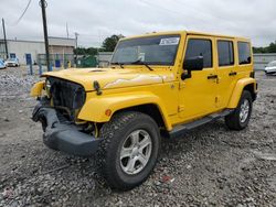 Jeep salvage cars for sale: 2015 Jeep Wrangler Unlimited Sahara