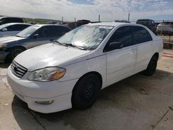 Toyota Corolla ce Vehiculos salvage en venta: 2003 Toyota Corolla CE