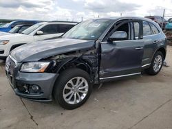 Salvage cars for sale at Grand Prairie, TX auction: 2017 Audi Q5 Premium