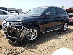 Salvage cars for sale at Elgin, IL auction: 2018 Audi Q5 Premium