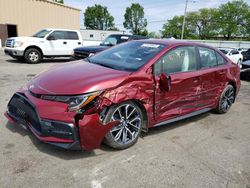 Toyota salvage cars for sale: 2022 Toyota Corolla SE