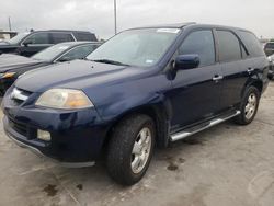 Salvage cars for sale at Grand Prairie, TX auction: 2004 Acura MDX