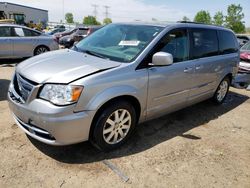 Salvage cars for sale from Copart Elgin, IL: 2016 Chrysler Town & Country Touring