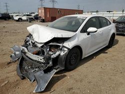 Salvage cars for sale from Copart Elgin, IL: 2021 Toyota Corolla LE