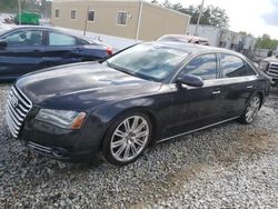 Salvage cars for sale at Ellenwood, GA auction: 2012 Audi A8 L Quattro