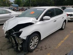 Nissan salvage cars for sale: 2019 Nissan Sentra S