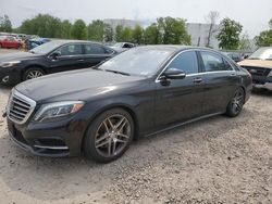 Salvage cars for sale from Copart Central Square, NY: 2014 Mercedes-Benz S 550 4matic
