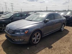 Salvage cars for sale at Elgin, IL auction: 2013 Volkswagen Passat SEL