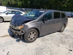 Salvage cars for sale at Ocala, FL auction: 2012 Honda Odyssey EXL