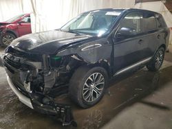 Salvage cars for sale from Copart Ebensburg, PA: 2018 Mitsubishi Outlander SE