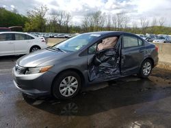 Honda Civic salvage cars for sale: 2012 Honda Civic LX