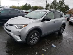 Salvage cars for sale at Brighton, CO auction: 2018 Toyota Rav4 LE