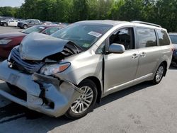 Salvage cars for sale from Copart Glassboro, NJ: 2016 Toyota Sienna XLE