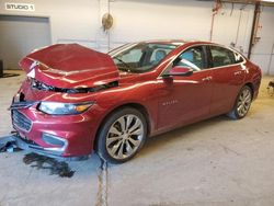 Chevrolet salvage cars for sale: 2018 Chevrolet Malibu Premier