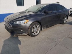 Salvage cars for sale at Farr West, UT auction: 2017 Ford Fusion SE