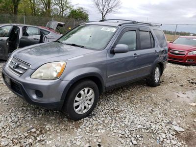Salvage cars for sale from Copart Cicero, IN: 2006 Honda CR-V SE