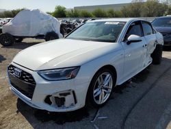 Salvage cars for sale at Las Vegas, NV auction: 2020 Audi A4 Premium Plus