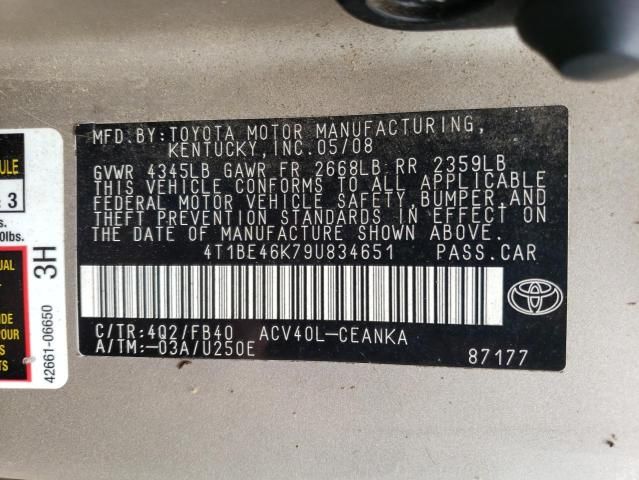 2009 Toyota Camry Base