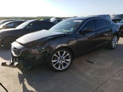 Salvage cars for sale at Grand Prairie, TX auction: 2016 Mazda 6 Touring