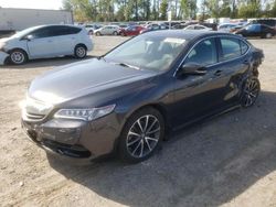 Salvage cars for sale at Arlington, WA auction: 2015 Acura TLX Tech