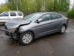Salvage cars for sale from Copart Portland, OR: 2019 Hyundai Elantra SE