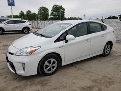 Salvage cars for sale at Seaford, DE auction: 2015 Toyota Prius